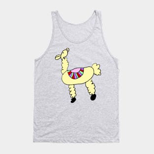 Kids Llama Drawing Tank Top